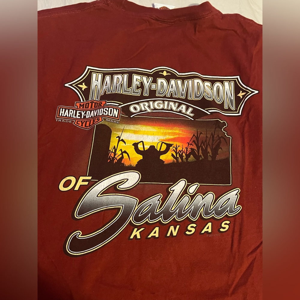 harley davidson shirt from salina kansas